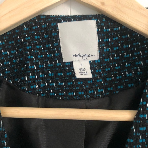 Halogen Tweed Mid-Length Jacket - Picture 3 of 5